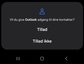 Tillad kontakter billede