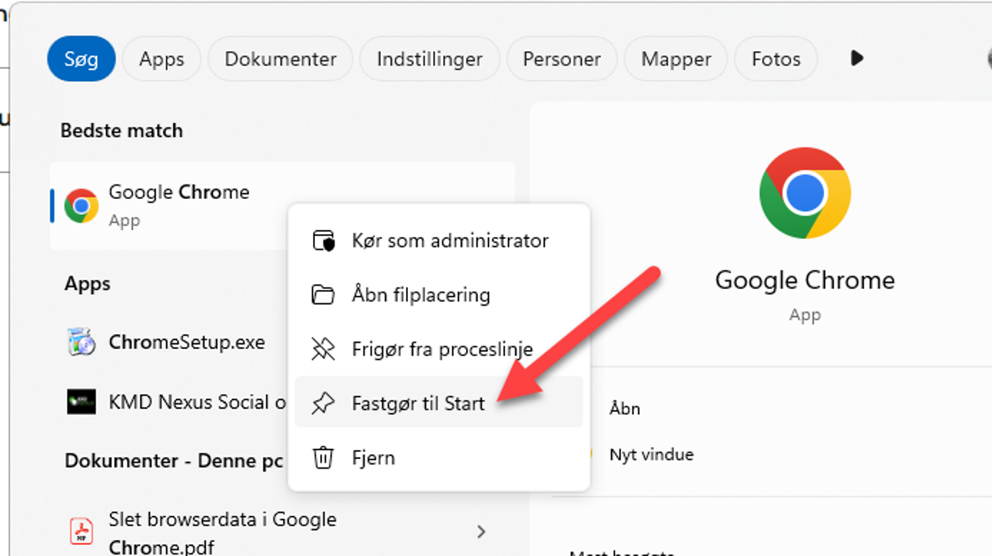Fast. Find Program Find program på din PC